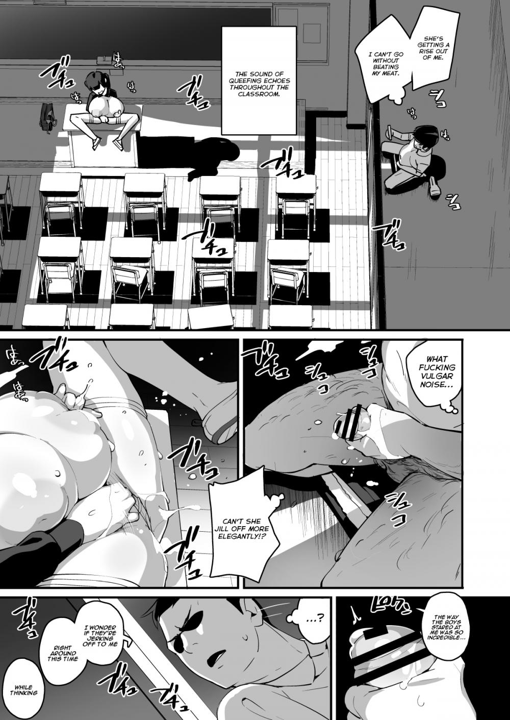 Hentai Manga Comic-Voluptuous, Buxom Transfer Student Kumokawa Suzuran-Read-11